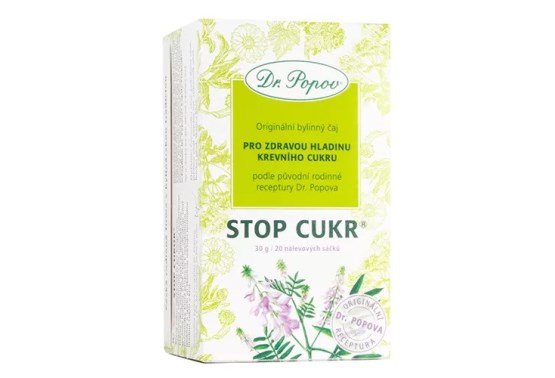 Dr.Popov Stop cukr, porcovaný čaj, 30 g